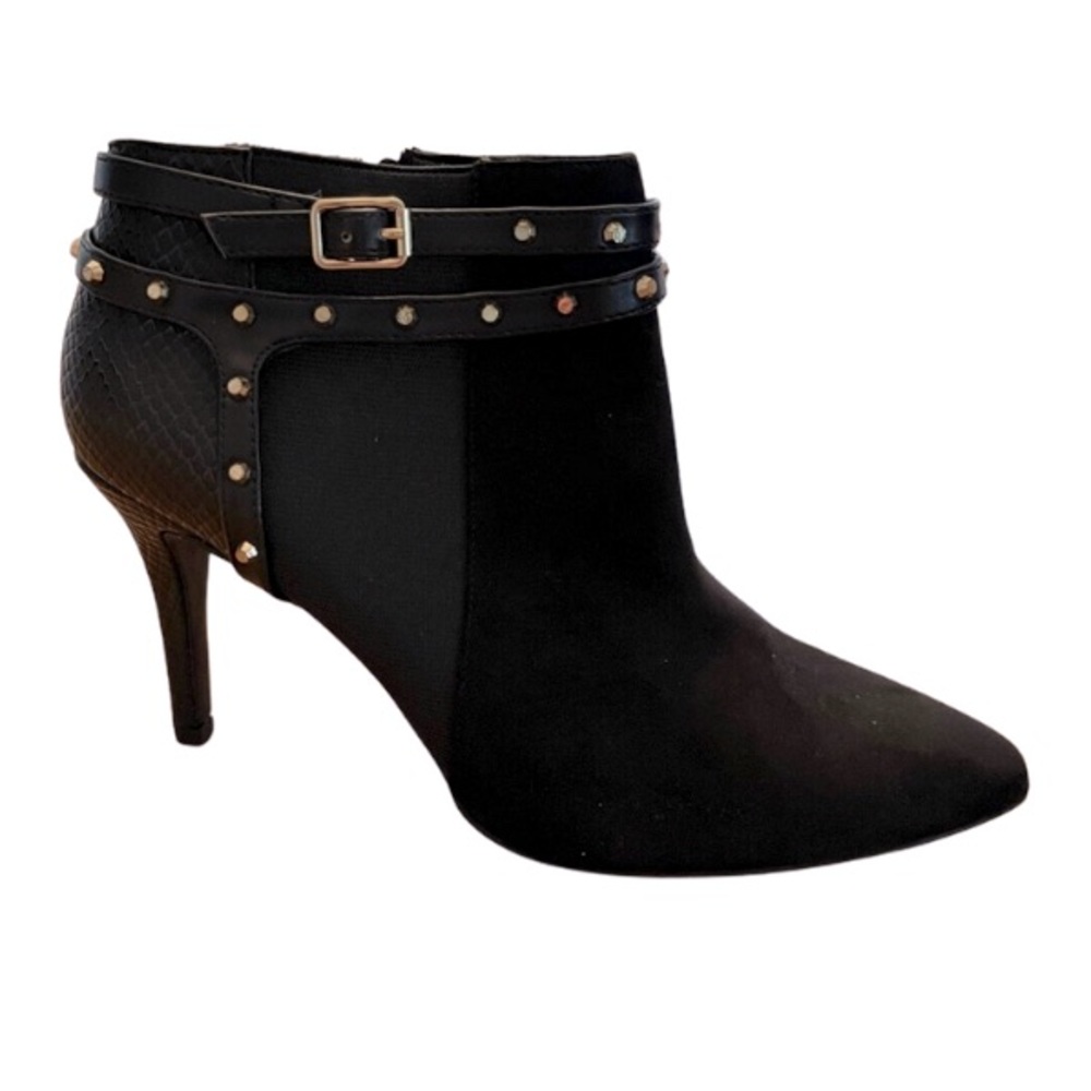 Jennifer Lopez Black Booties Size 10 NIB